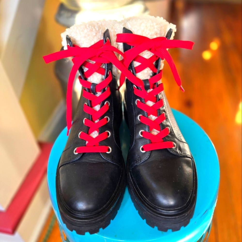 Kenneth Cole New York Rhode Lace Up Cozy Bootie